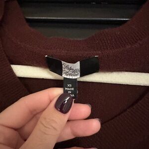Saks Fifth Avenue red Brown Knitwear